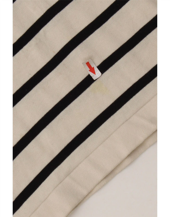 Tricou polo Massimo Dutti pentru bărbați, bumbac cu dungi albe medii