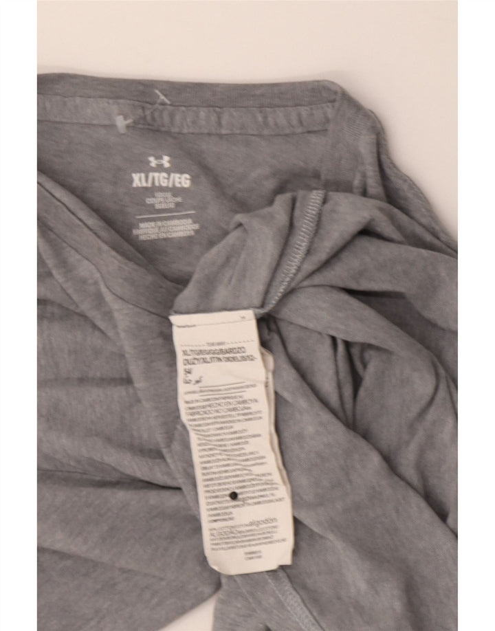 Tricou pentru bărbați Under Armour Top XL Grey Flecked Cotton