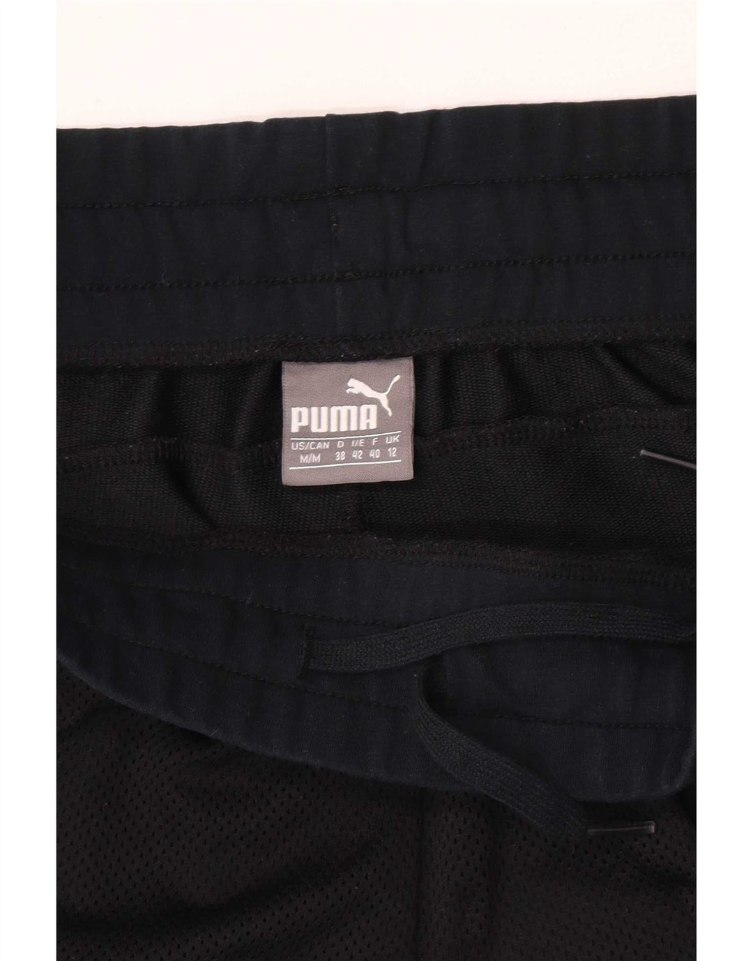 Pantaloni scurti sport Puma pentru femei UK 12 Medium bleumarin poliester color bloc