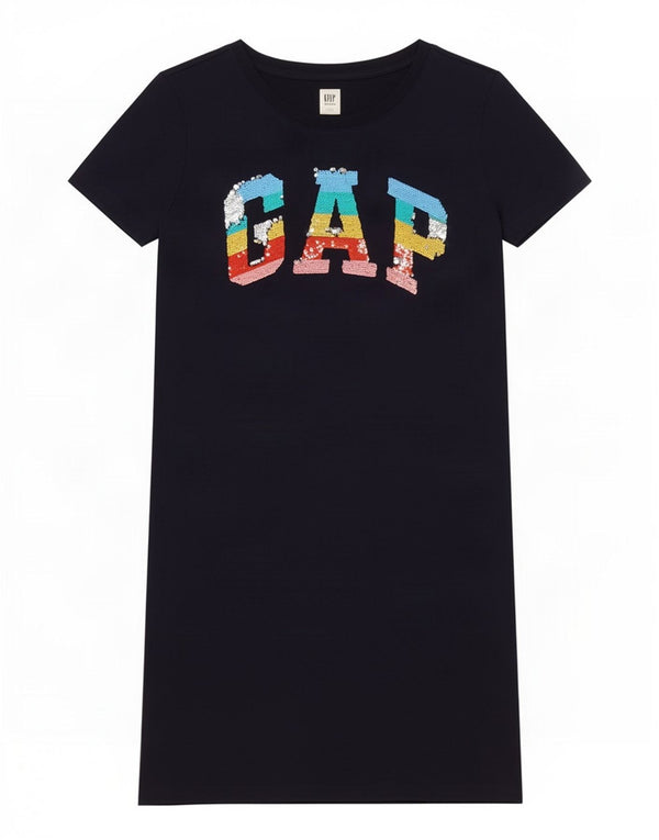 Rochie Tricou Grafică Gap Fete 13-14 Ani 2XL Bumbac Bleumarin