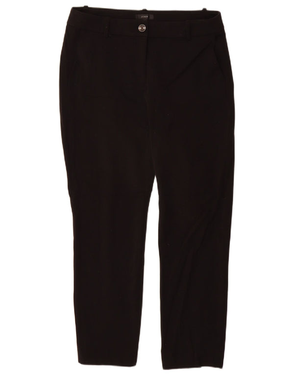 Pantaloni chino subțiri pentru femei J. CREW US 8 Medium W28 L27 Poliester negru