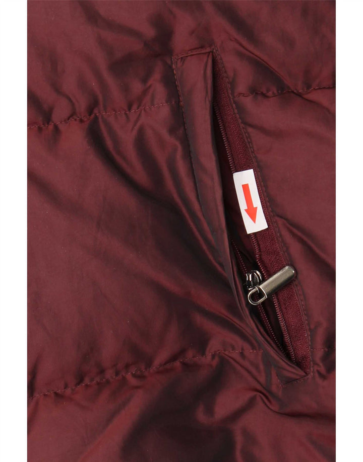 Jachetă căptușită pentru femei Zara UK 14 Medium Burgundy
