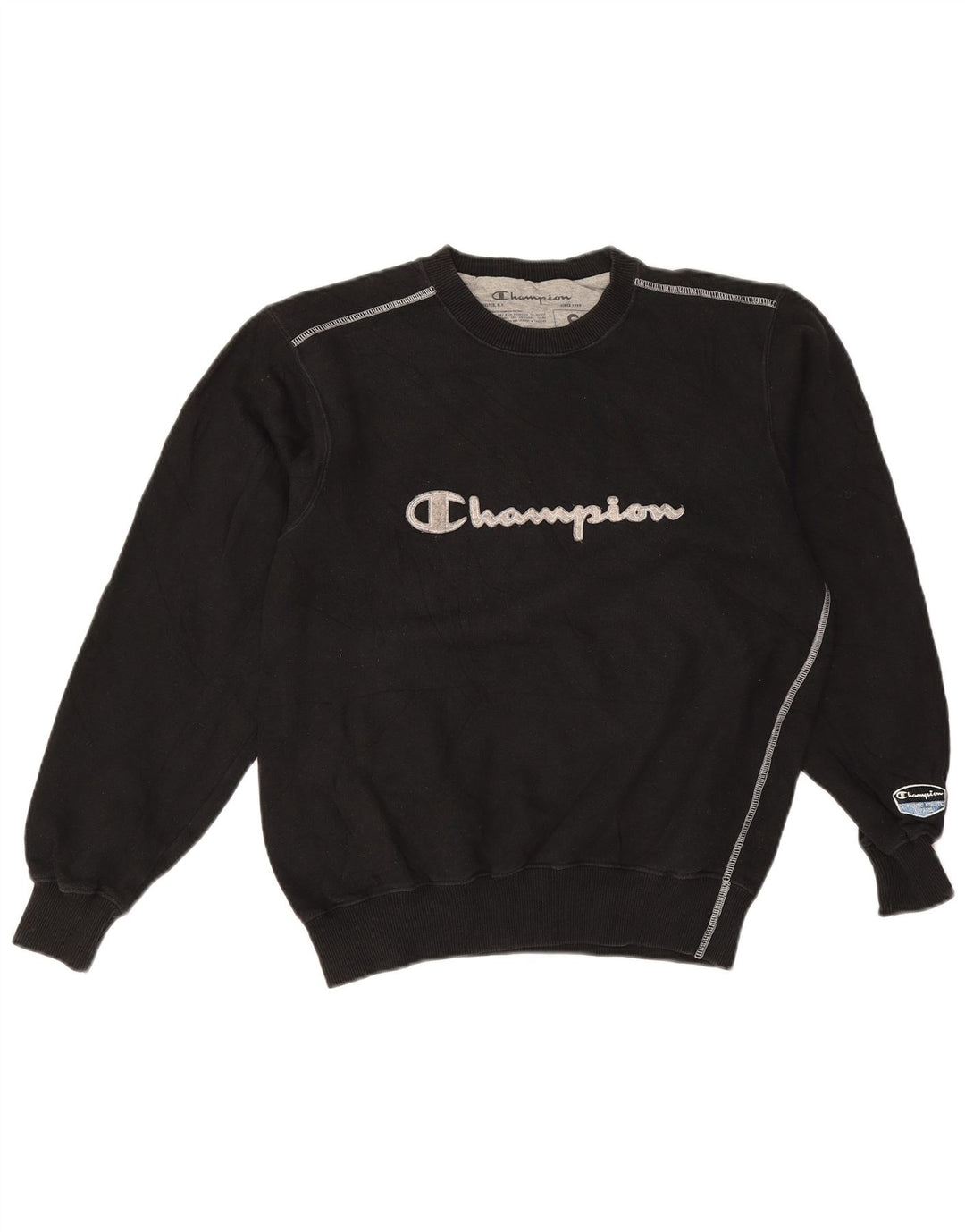 Pulover cu grafic supradimensionat pentru femei CHAMPION UK 10 Mic Negru