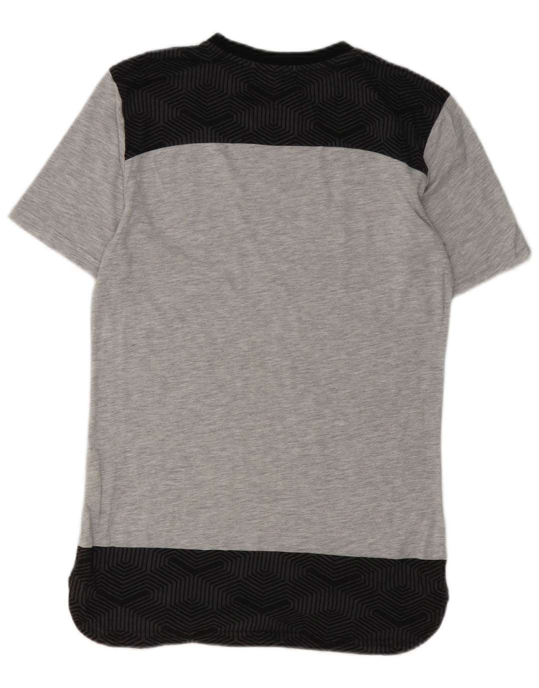 Tricou pentru bărbați Puma Top mic, gri, geometric, bumbac