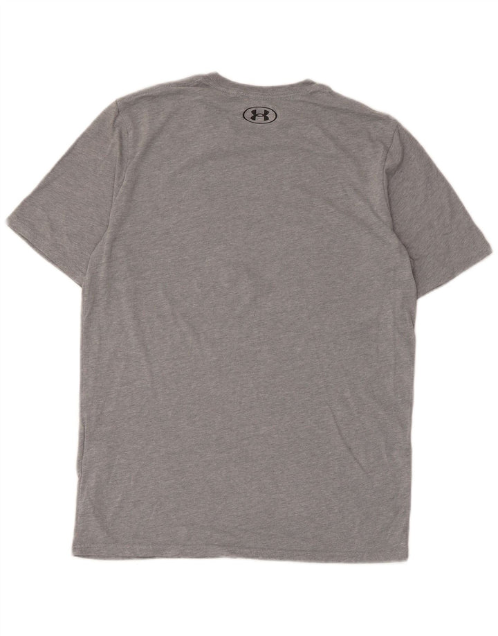 Tricou Under Armour pentru bărbați Top mic din bumbac gri