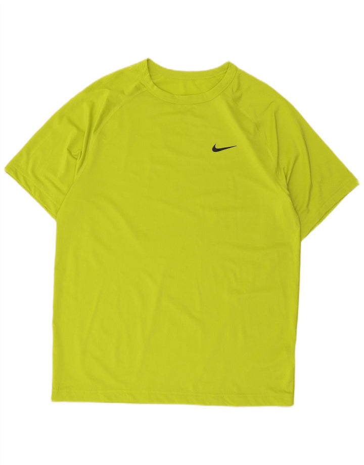 Tricou pentru bărbați Nike Dri Fit Top Poliester verde mediu