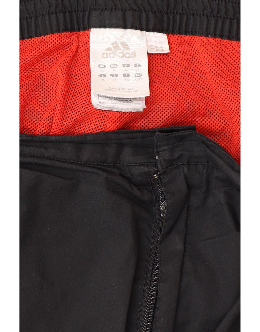 Pantaloni de trening ADIDAS pentru bărbați XL, negru, poliester color bloc