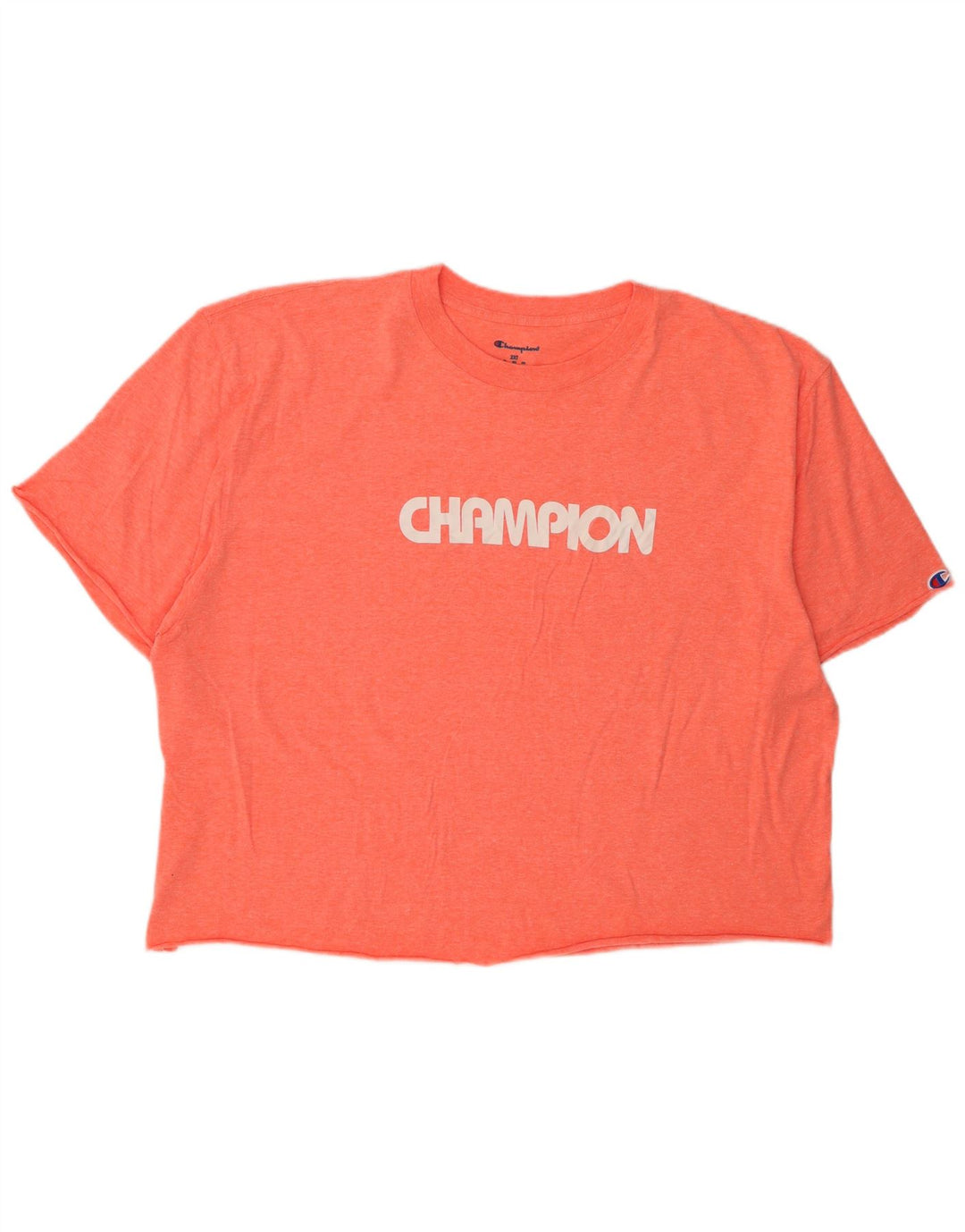 Tricou crop pentru femei CHAMPION Top UK 20 2XL Orange Flecked
