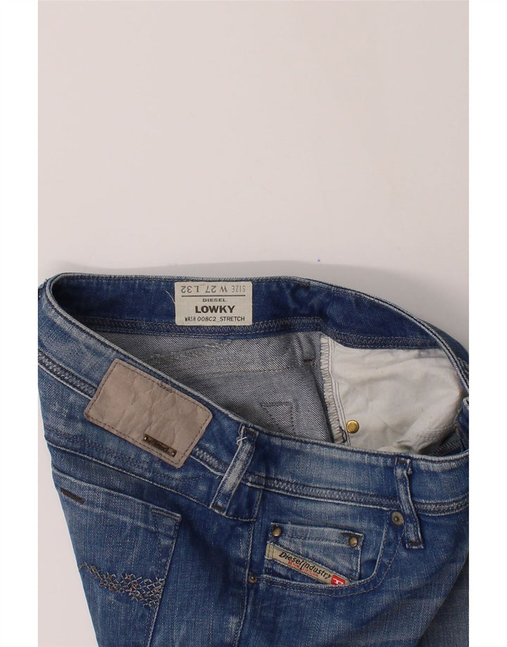 DIESEL Womens Lowky Slim Jeans W27 L32 Blue Cotton Vintage Diesel and Second-Hand Diesel from Messina Hembry 