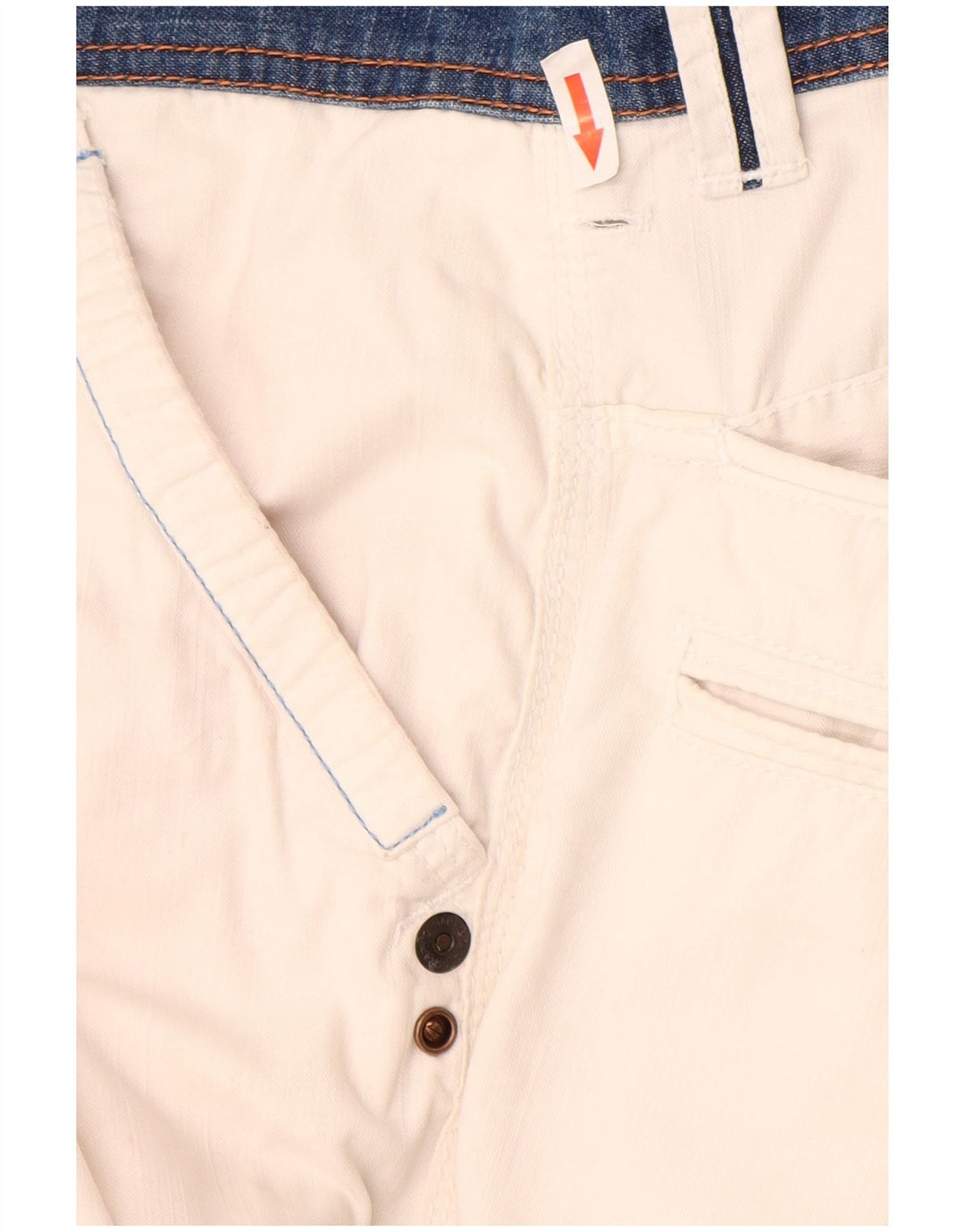 Pantaloni scurți Napapijri Graphic Cargo pentru bărbați IT 46 Small W30 White