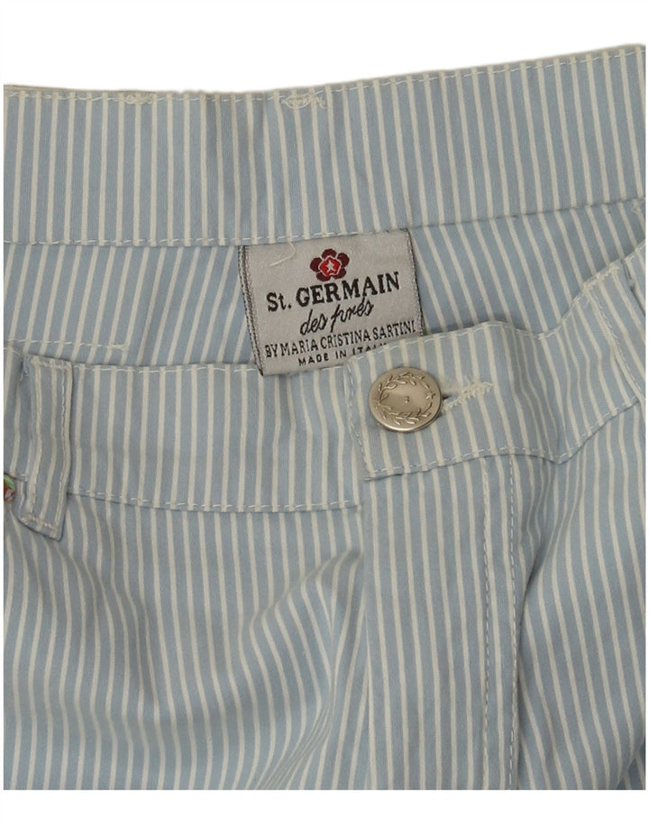 SF. Pantaloni casual drepti pentru femei GERMAIN L28 L27, cu dungi albastre