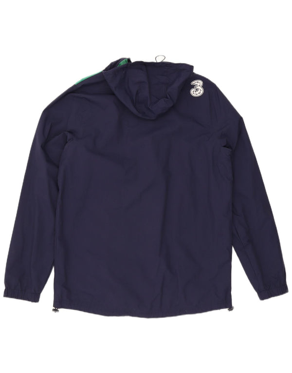 Jachetă de ploaie cu glugă pentru bărbați Canterbury IRFU UK 38 Medium Bleumarin Colorblock