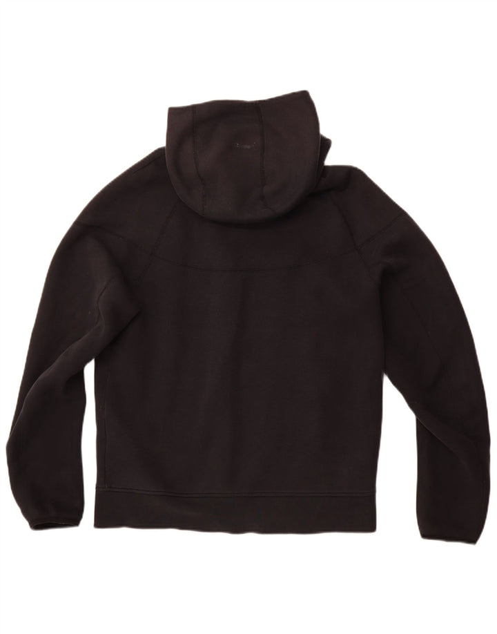 Pulover Nike pentru bărbați, cu fermoar, bumbac mediu negru