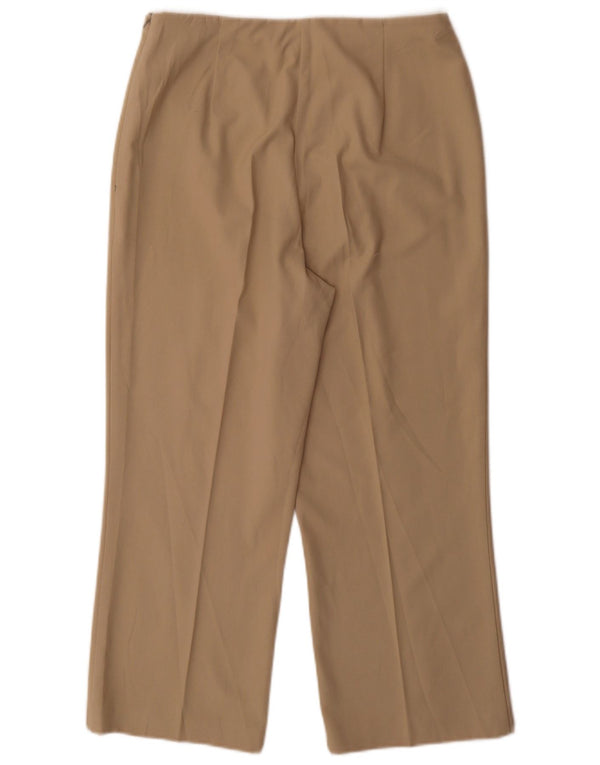 Pantaloni tăiați drepti pentru femei Marks & Spencer UK 14 Medium W30 L25 Bej