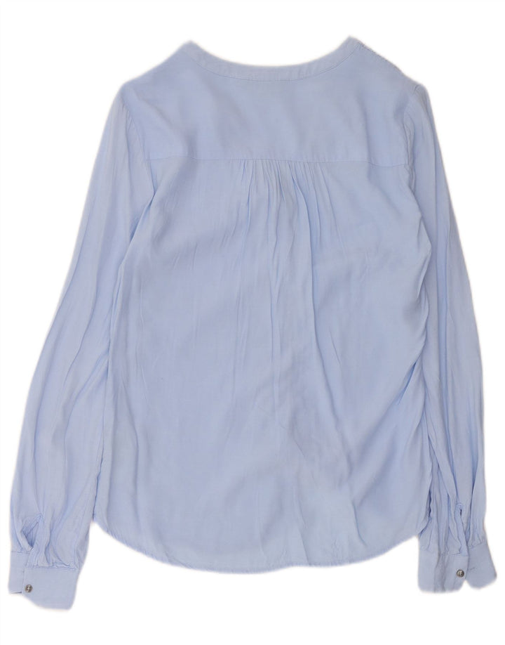 Bluză cămașă pentru femei Tommy Hilfiger US 4 Small Blue Viscose