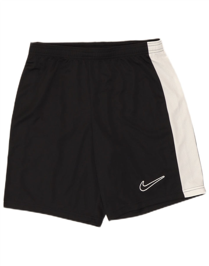 Pantaloni scurți sport Nike Dri Fit Slim Fit pentru bărbați, negru, poliester color bloc
