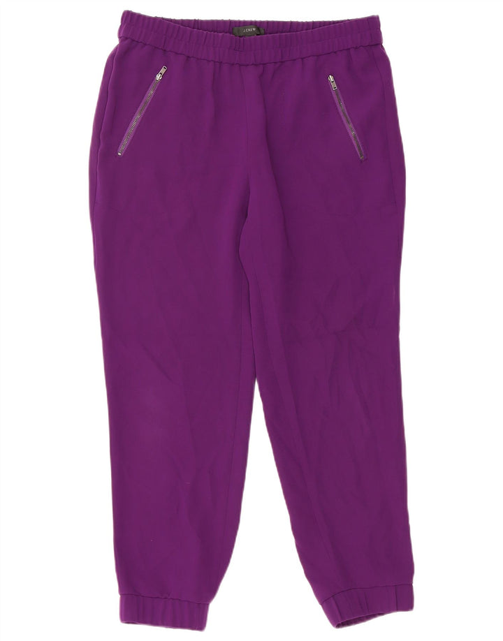 Pantaloni tăiați pentru femei J. CREW Joggeri mici US 6 Medium W32 L25 Violet