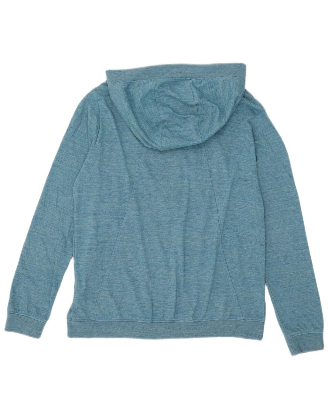 Pulover Nike pentru femei, cu fermoar, cu glugă, UK 14, mare, albastru, poliester