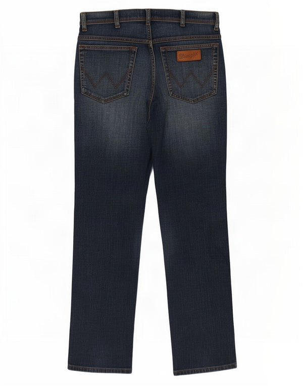 Blugi drepte pentru bărbați Wrangler Texas W34 L32 bumbac bleumarin