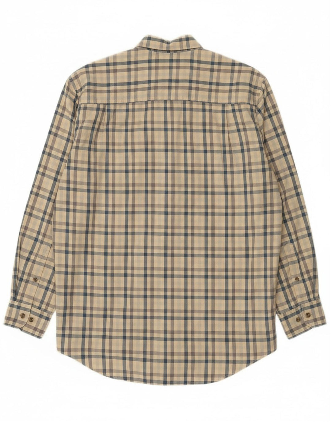 Cămașă pentru bărbați Timberland, bumbac vichy, bej mediu