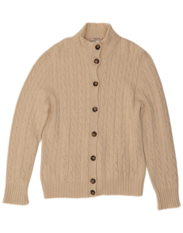 Pulover cardigan pentru femei Gran Sasso IT 54 3XL Lână albă