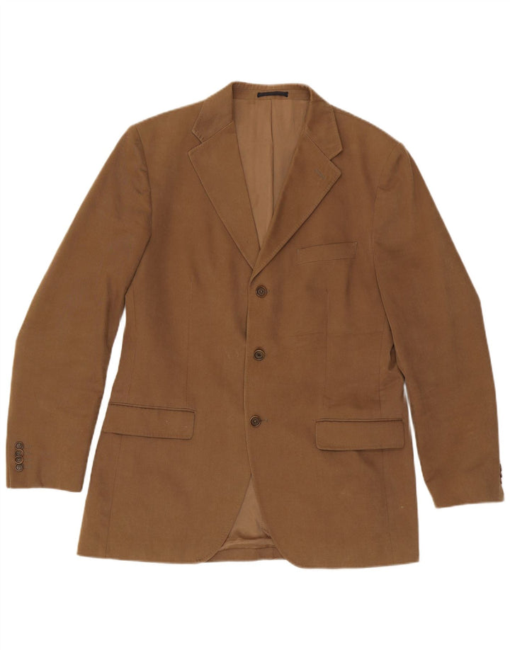 Massimo Dutti Jachetă pentru bărbați cu 3 nasturi EU 52, mare, bej, bumbac