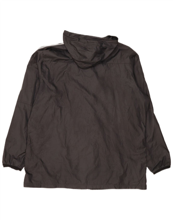 Jachetă de ploaie cu glugă pentru bărbați Nike UK 44 2XL Poliester negru