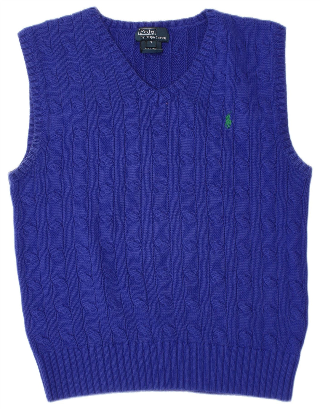 POLO RALPH LAUREN Vesta Baieti Tank Top 6-7 Ani Bumbac Albastru