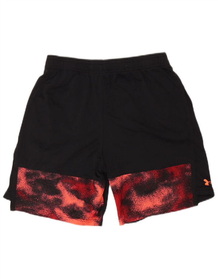 Pantaloni scurți sport pentru băieți cu model abstract UNDER ARMOUR 13-14 ani XL negru