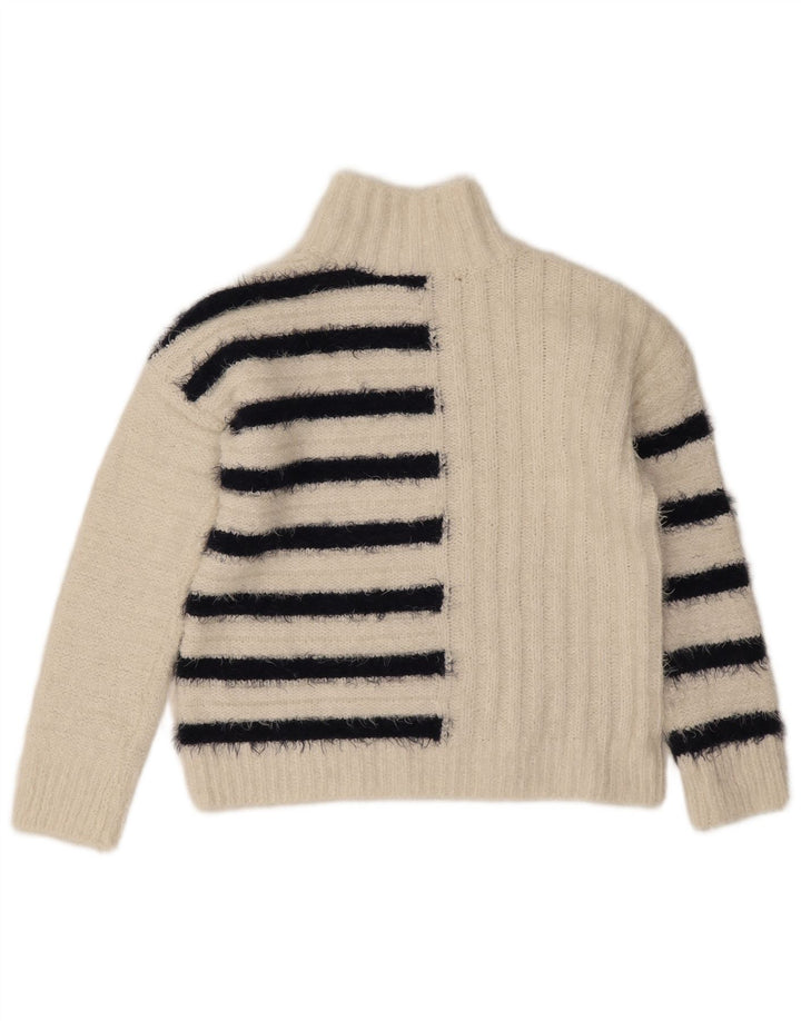 Pulover cu gât țestoasă pentru femei Marks & Spencer UK 10 Small Off White