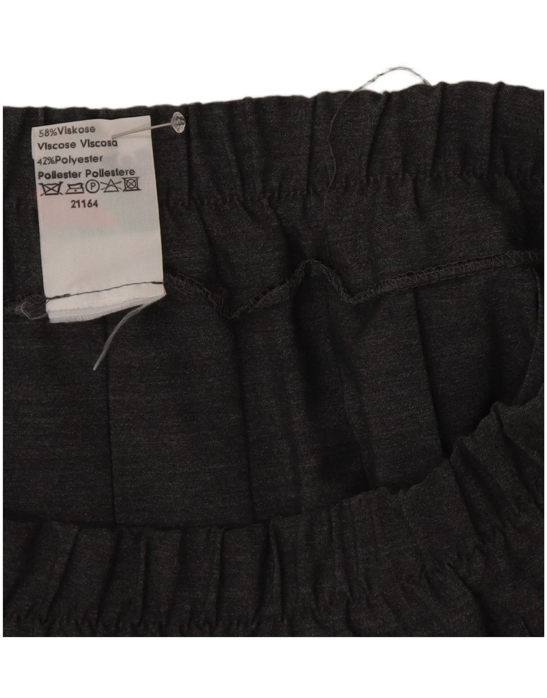 Fusta plisată cu cuțit Ecco pentru femei EU 42 Large W32 Grey Viscose