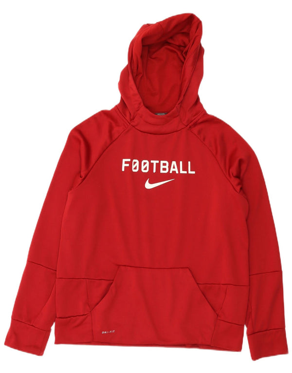 Pulover Nike Dri Fit Graphic pentru băieți 13-14 ani XL Bordeaux Poliester