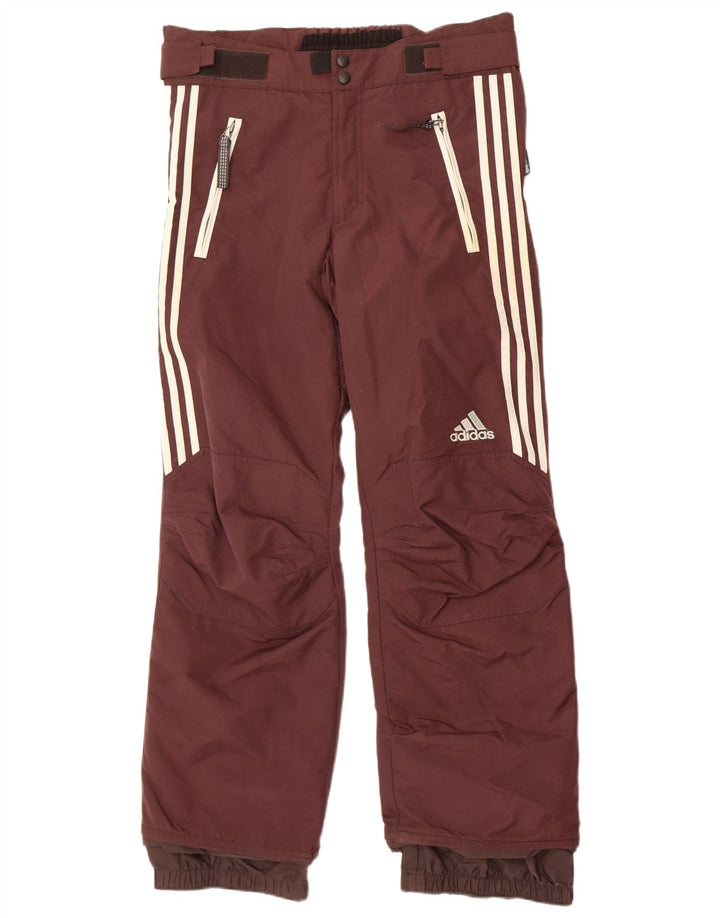 Pantaloni de schi pentru bărbați Adidas Small Maroon Poliamidă