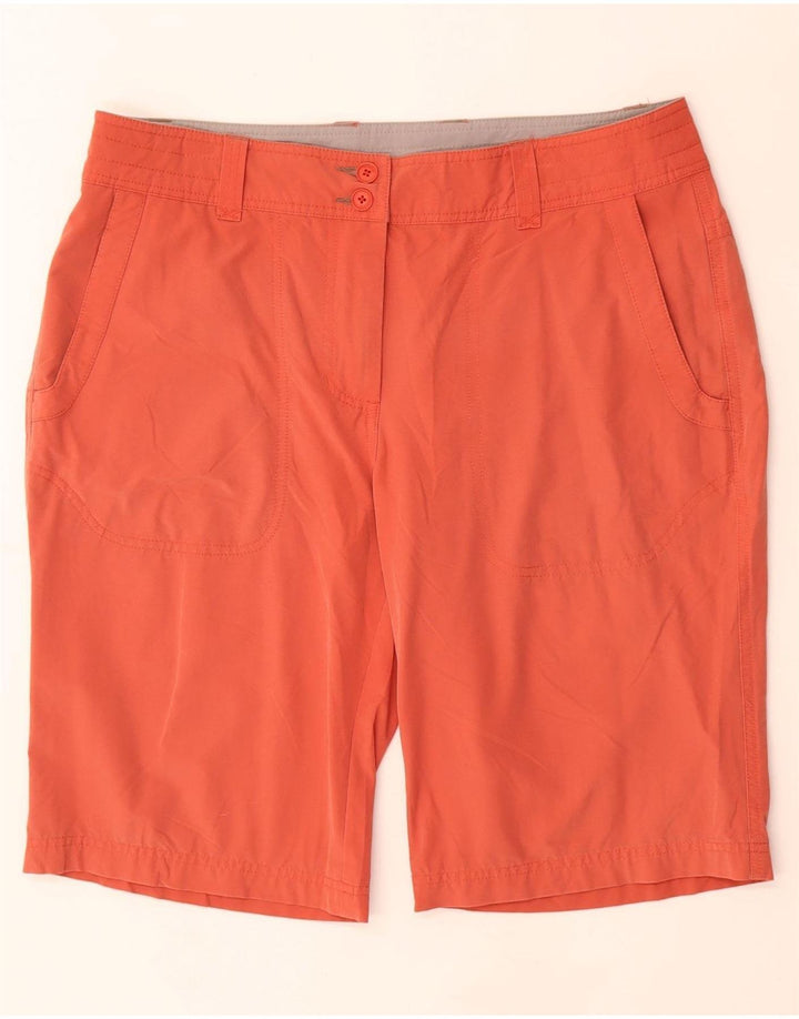 Pantaloni scurti chino pentru femei ROHAN UK 12 Medium W32 Orange Poliamidă