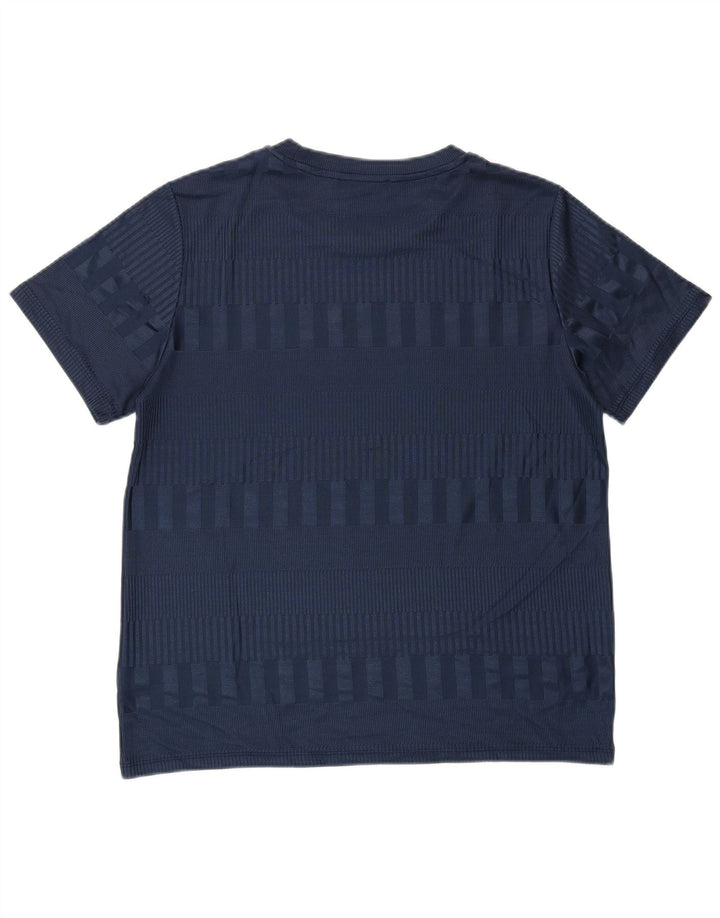 MARKS & SPENCER Tricou pentru femei Top UK 16 Poliester cu dungi mari bleumarin