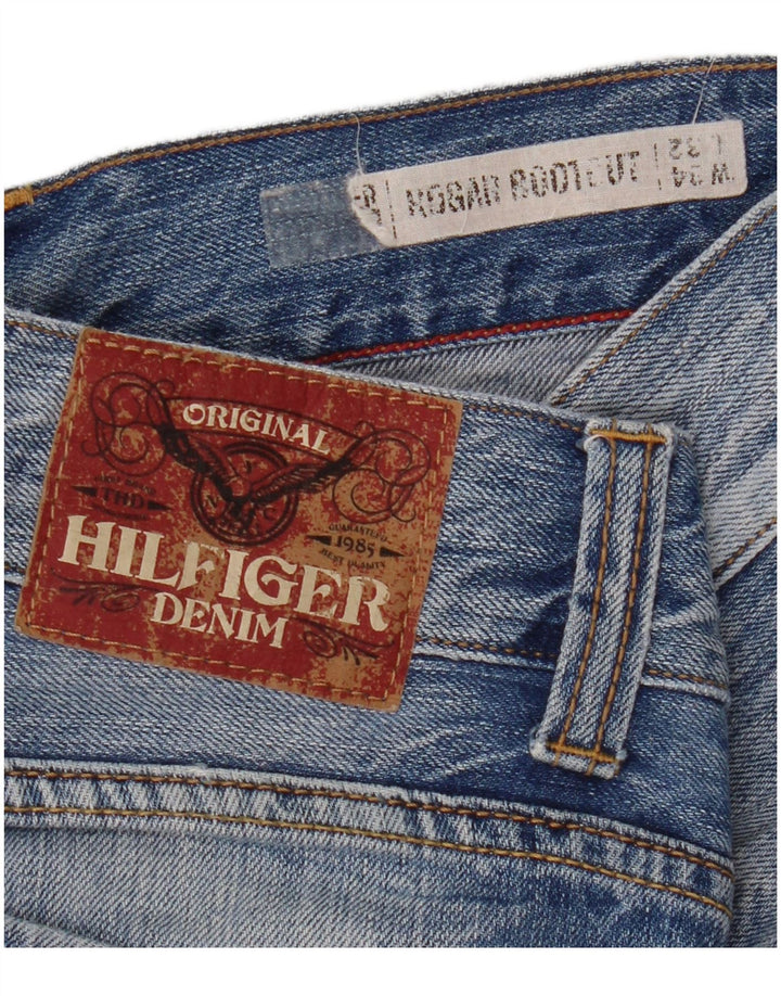 Blugi pentru bărbați TOMMY HILFIGER Rogar Bootcut W34 L32 Albastru