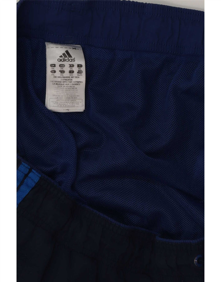 Pantaloni scurți de înot Adidas pentru bărbați 2XL poliester bleumarin