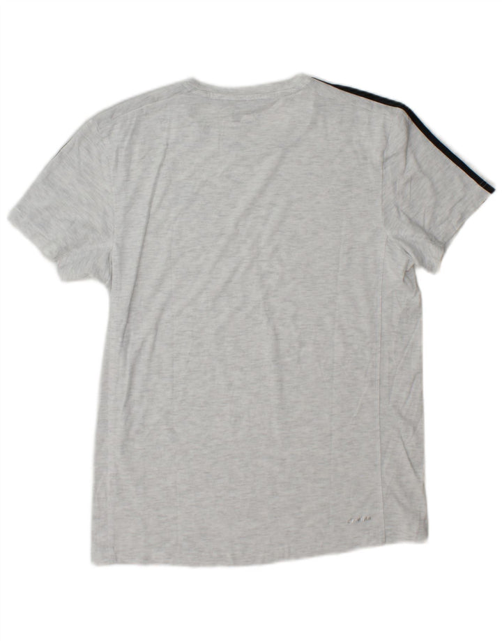 Tricou Adidas Climalite pentru bărbați Top Medium Gri Flecked