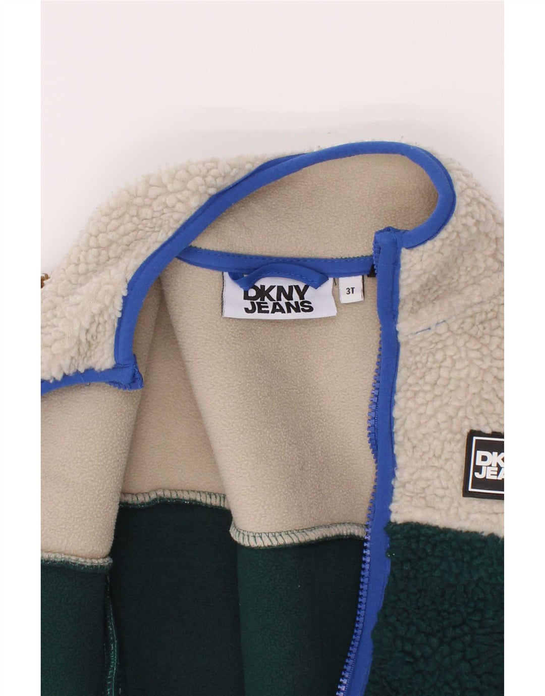 Jachetă fleece pentru băieți Dkny 2-3 ani, multicoloră, din poliester