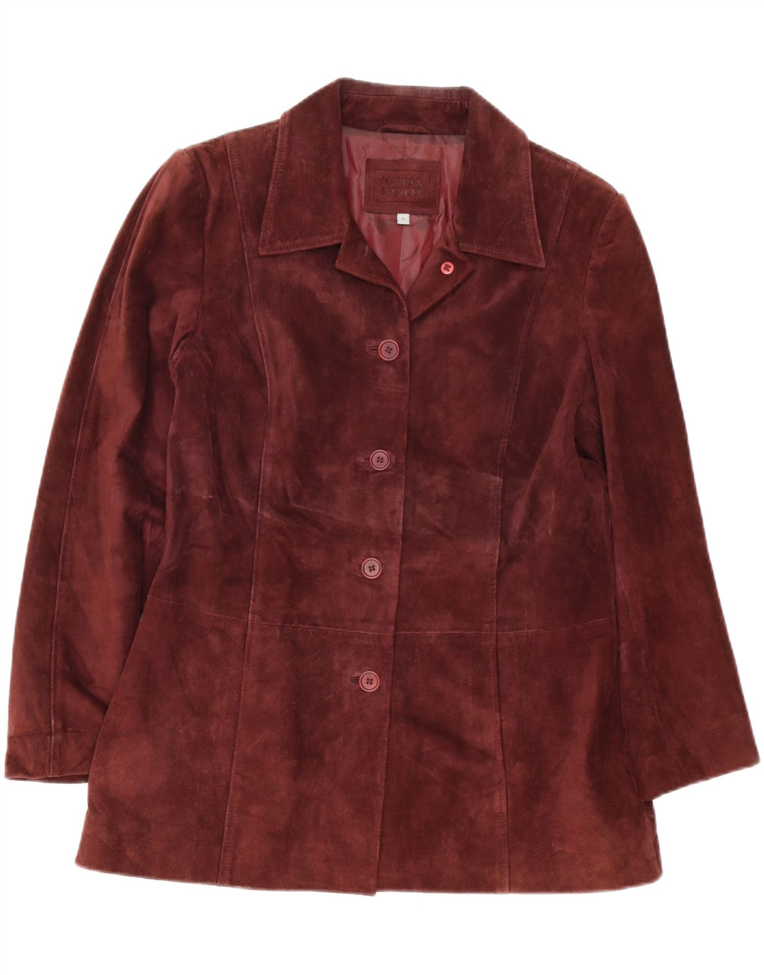 Jachetă pentru femei Marks & Spencer Blazer cu 5 nasturi UK 14 Burgundy mediu