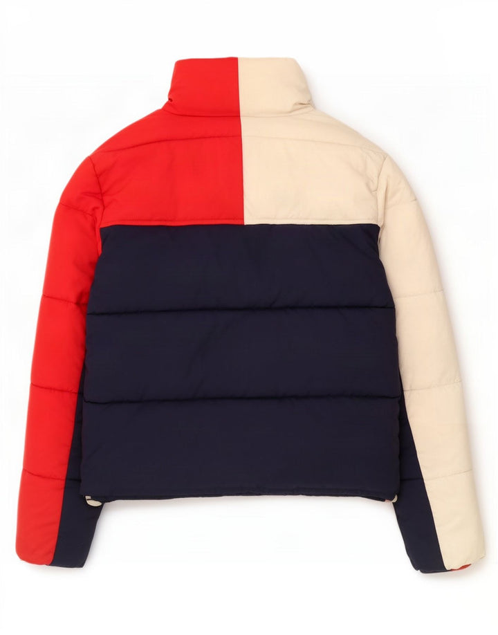 Jachetă căptușită Tommy Hilfiger pentru femei UK 14 Medium Bleumarin Colorblock