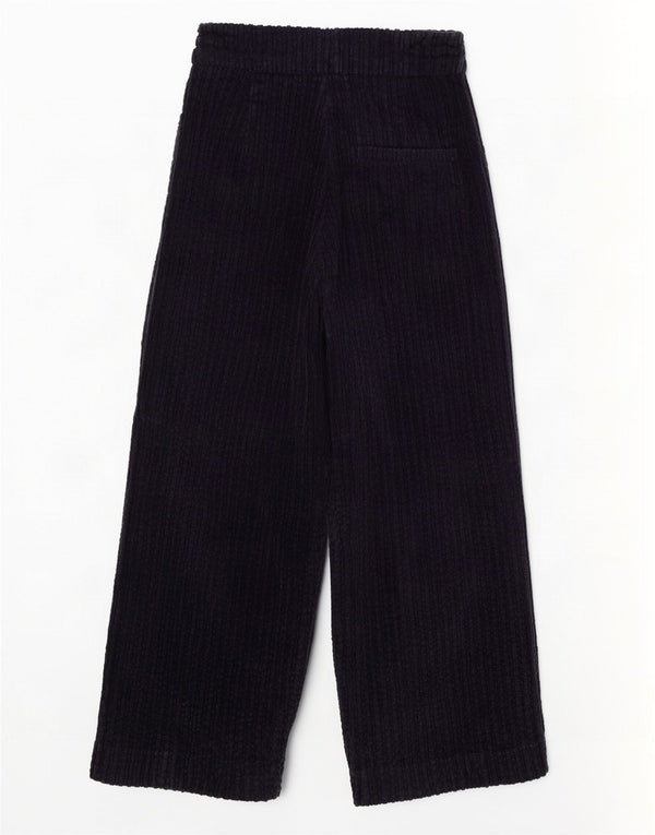 Marks & Spencer Pantaloni largi din velur pentru femei UK 6 XS W24 L22 bleumarin