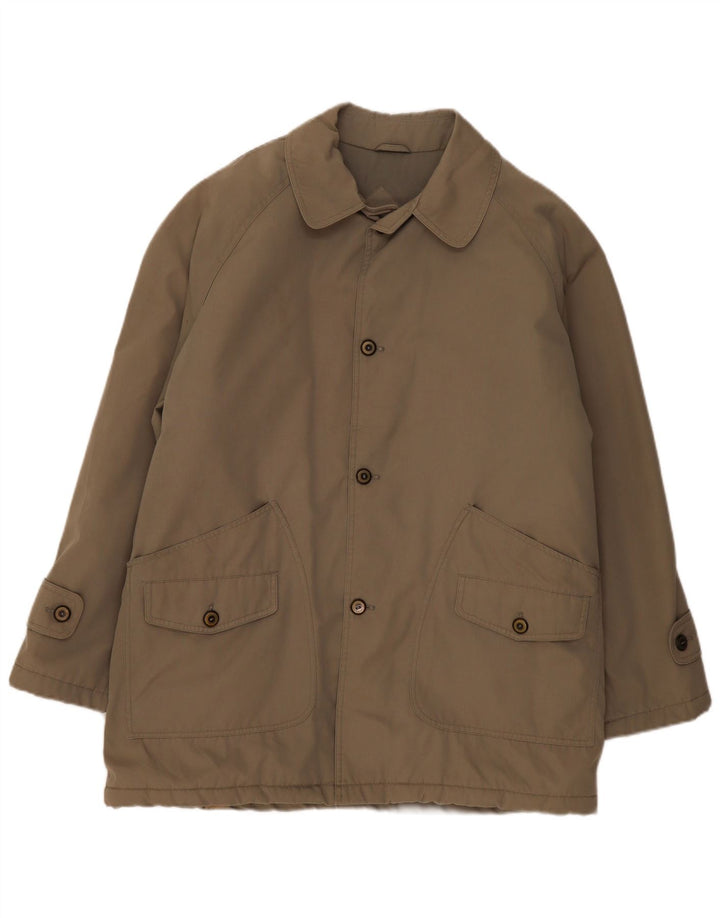 Vintage Mens Bomber Jacket UK 42 XL Beige