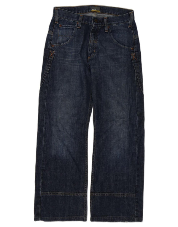 Blugi Lee Boys Spencer cu picioare largi 11-12 ani W28 L27 bleumarin bumbac