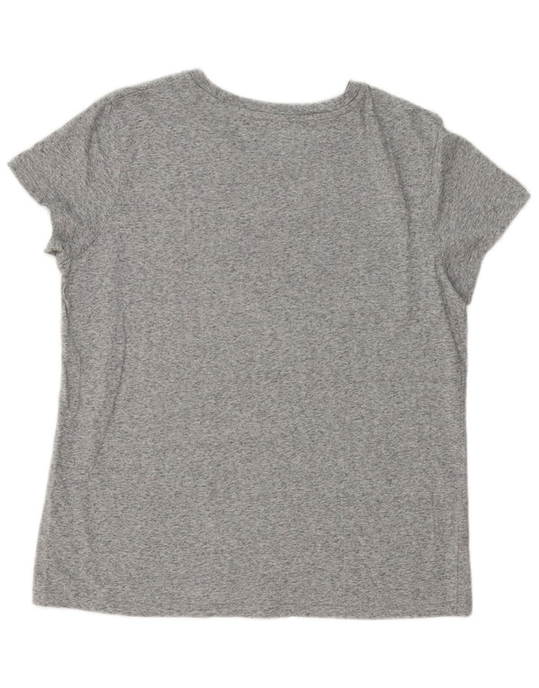 Tricou cu grafic Levi's pentru femei Top UK 16 Large Grey Flecked