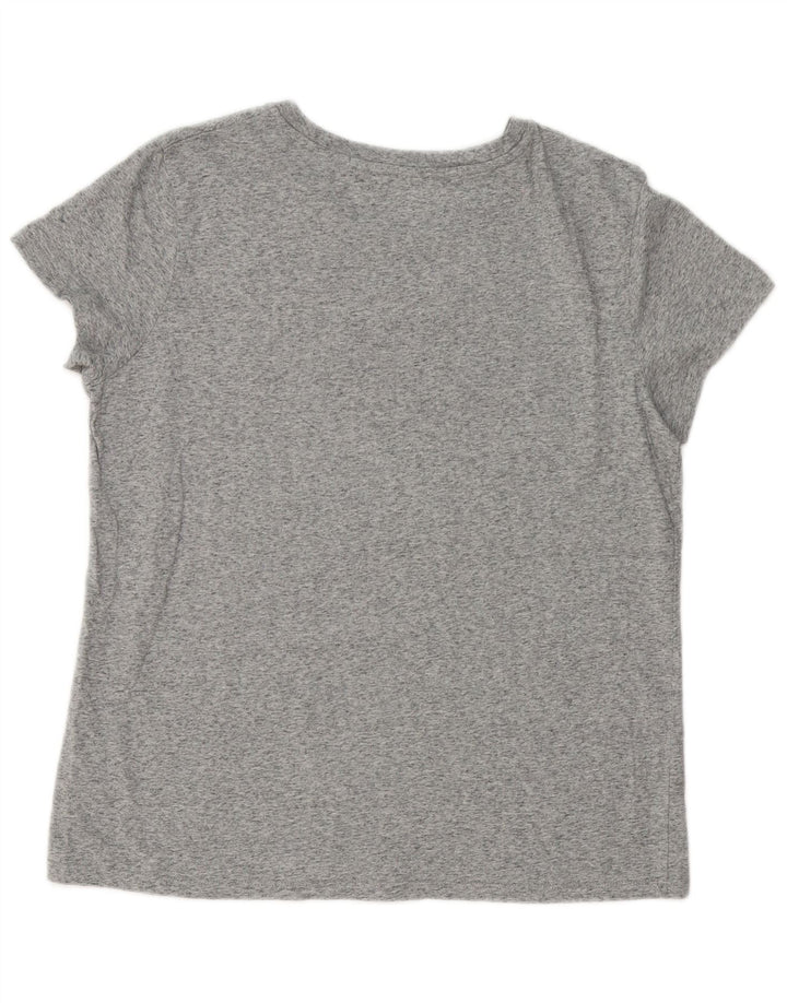 Tricou cu grafic Levi's pentru femei Top UK 16 Large Grey Flecked