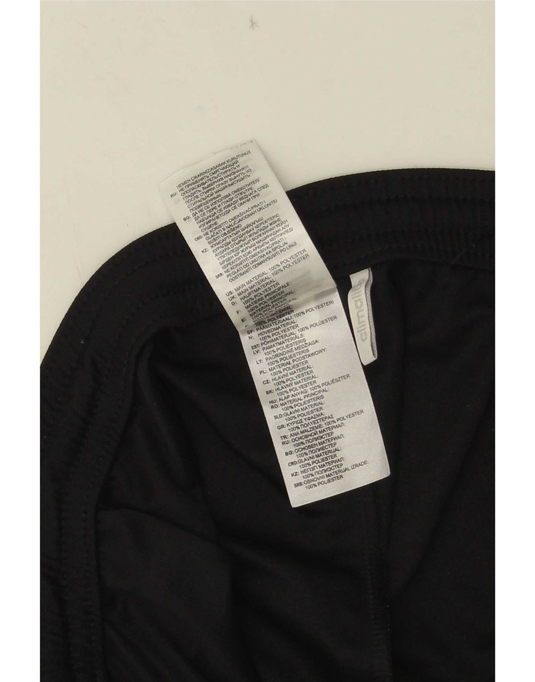 Pantaloni scurți sport pentru bărbați Adidas Climalite, poliester mediu negru
