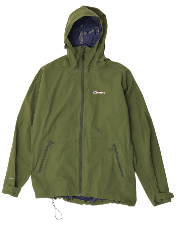 Jachetă de ploaie cu glugă pentru bărbați Berghaus UK 44 2XL Poliamidă verde