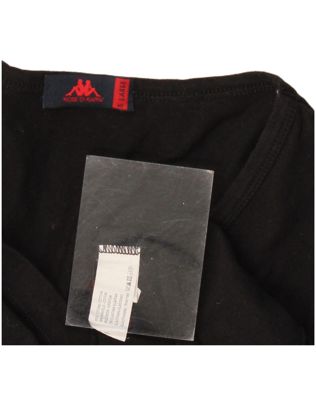 Tricou pentru femei KAPPA Top UK 14, mare, negru, bumbac