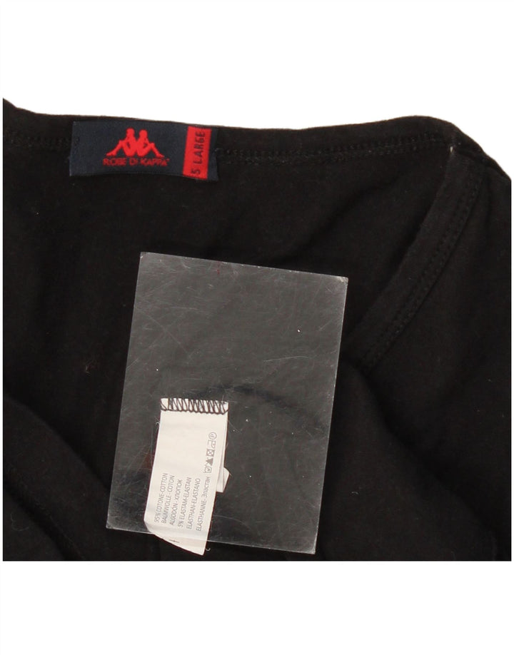 Tricou pentru femei KAPPA Top UK 14, mare, negru, bumbac
